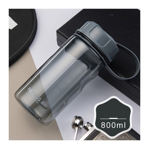 2000ml Large Capacity Water Bottles Portable Outdoor Plastic Sports Bottle With Tea Infuser Fitness Leak-proof Shaker Bottles