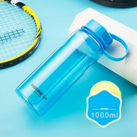 2000ml Large Capacity Water Bottles Portable Outdoor Plastic Sports Bottle With Tea Infuser Fitness Leak-proof Shaker Bottles