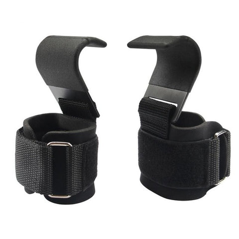 1 pair Pull Back Power Hook Fitness Hard Pull Pull-up Bracers 2 Men Women Increase The Amount Of Training Increase Grip Rubber