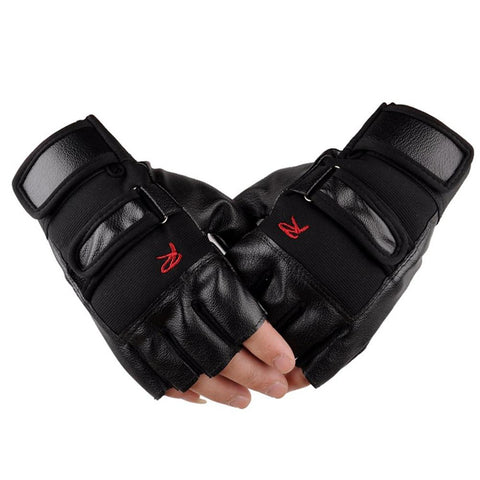 Mounchain 1 pair High Strength Weight Lifting Gym Glove Exercise Sport Fitness Sports riding Weight Lifting Leather Gloves