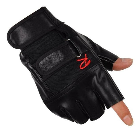 Mounchain 1 pair High Strength Weight Lifting Gym Glove Exercise Sport Fitness Sports riding Weight Lifting Leather Gloves