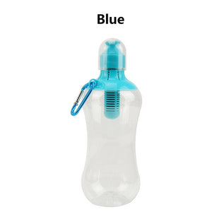 2019 Fashion 550ML Practical Plastic Water Bobble Hydration Filter Portable Bottle Outdoor Hiking Gym Filtered Healthy Drinking