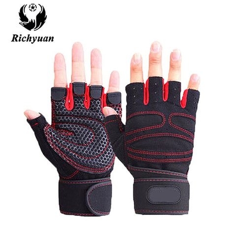 Crossfit Gloves Gym Body Building Training Sports Fitness WeightLifting Gloves Fitness Exercise Training Wrist for Men Women