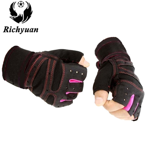 Crossfit Gloves Gym Body Building Training Sports Fitness WeightLifting Gloves Fitness Exercise Training Wrist for Men Women