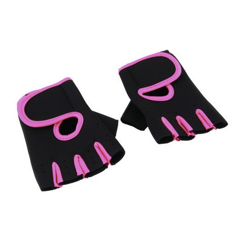 Men Women 1pair Sports Gloves Fitness Exercise Train-ing Gym Gloves Half Finger Weightlifting Gloves Multifunction