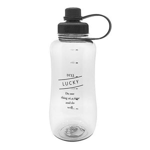 1.5L Sport Water Bottle Portable Leakproof Water Jug Container with Filter and Scale for Outdoor Sports Fitness Gym Workout