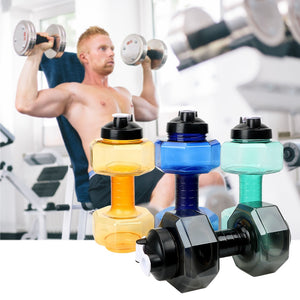 NICEYARD 2.5L Large Capacity Outdoor Sports Gym Space Half Gallon Fitness Training Bottles Water Bottle Dumbbell