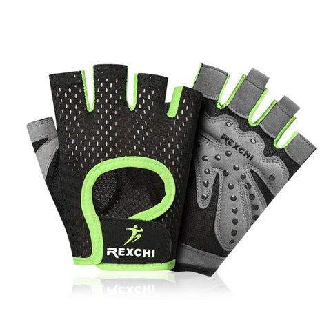 Professional Gym Fitness Gloves Power Weight Lifting Women Men Crossfit Workout Bodybuilding Half Finger Hand Protector