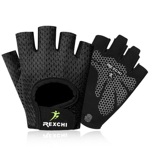 Professional Gym Fitness Gloves Power Weight Lifting Women Men Crossfit Workout Bodybuilding Half Finger Hand Protector