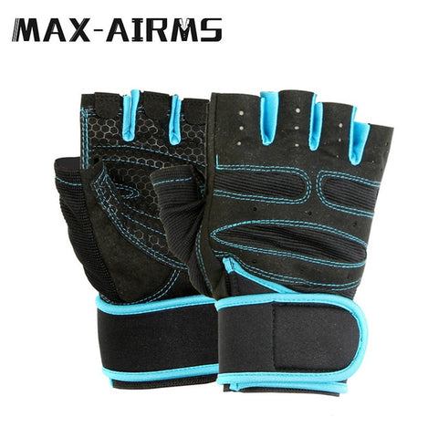 Maxairms Gym Gloves Fitness Weight Lifting Gloves Body Building Training Sports Exercise Sport Workout Glove for Men Women