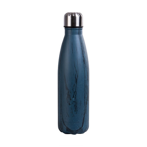 Stainless Steel Water Bottle Vacuum Insulated Flask Thermal Sport Chilly Hot Cold Cup Creative Mug Marble Head Cup 500ML