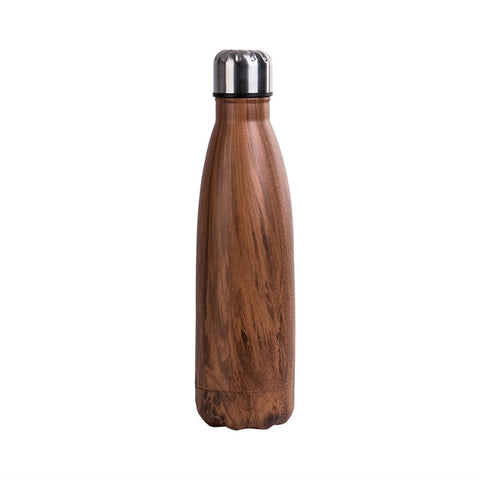 Stainless Steel Water Bottle Vacuum Insulated Flask Thermal Sport Chilly Hot Cold Cup Creative Mug Marble Head Cup 500ML