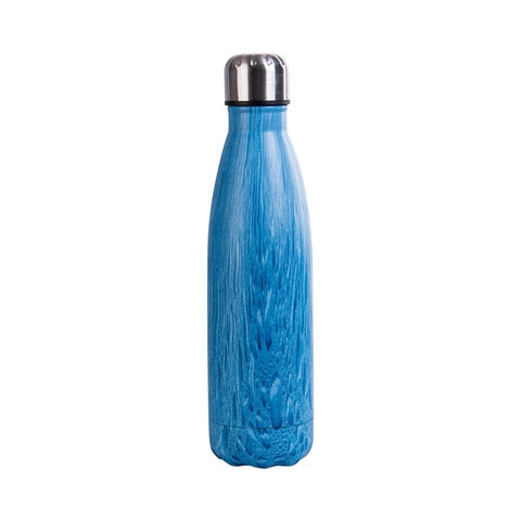 Stainless Steel Water Bottle Vacuum Insulated Flask Thermal Sport Chilly Hot Cold Cup Creative Mug Marble Head Cup 500ML