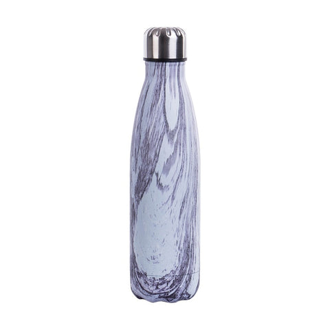 Stainless Steel Water Bottle Vacuum Insulated Flask Thermal Sport Chilly Hot Cold Cup Creative Mug Marble Head Cup 500ML