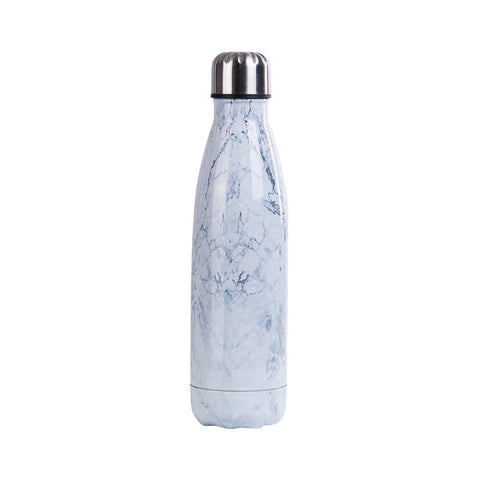 Stainless Steel Water Bottle Vacuum Insulated Flask Thermal Sport Chilly Hot Cold Cup Creative Mug Marble Head Cup 500ML