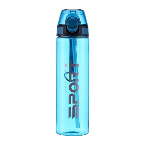 New sports bottle 500ML fitness bottle outdoor travel portable leak-proof plastic cup space cup beverage bottle BPA Free