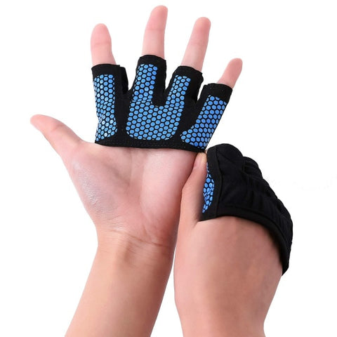 WorthWhile Gym Fitness Half Finger Gloves Men Women for Crossfit Workout Glove Power Weight Lifting Bodybuilding Hand Protector