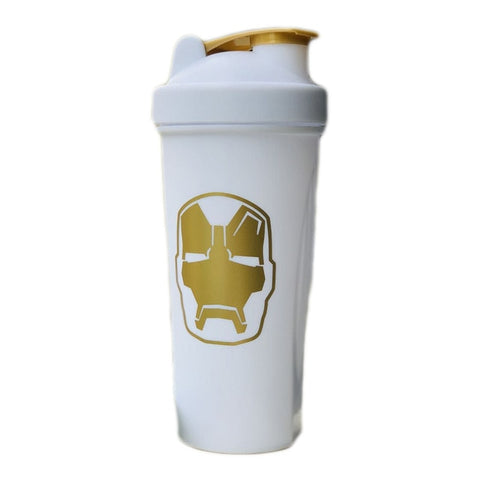 Super Heroes Shaker Bottle Sports Whey Protein Powder Mixing Bottle With Stirring Ball itness Water Bottle BPA Free