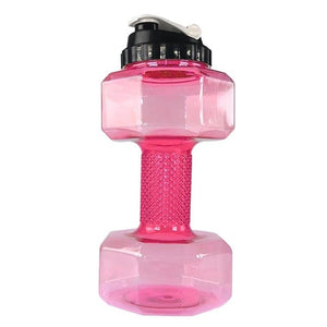 2.2L Dumbbells Shaped Kettle Outdoor Fitness Exercise Gym Sports Water Bottle Camping Hiking Cycling Plastic Sport Water Bottle