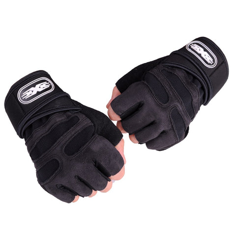 Gym Gloves Heavyweight Sports Exercise Weight Lifting Gloves Body Building Training Sport Fitness Gloves for Fiting Cycling