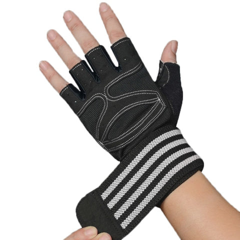 Men and Women Gym Gloves Breathable Workout Gloves with Wrist Support Anti-Slip Fitness Gloves for Weight Lifting Cross Training