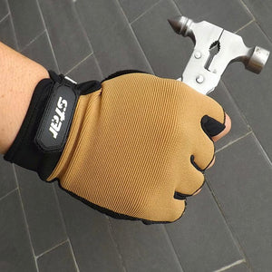 Men Antiskid Cycling Bike Gym Gloves Half Gloves Lifting Fitness  Weight Finger Sports Sports