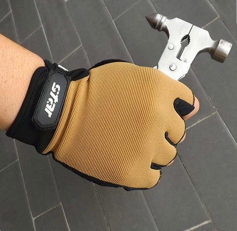 Men Antiskid Cycling Bike Gym Gloves Half Gloves Lifting Fitness  Weight Finger Sports Sports