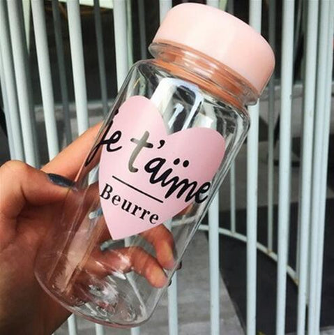 500ml/350ml Summer Sports Cycling Camping Readily Space Health Lemon Juice Milk Water Bottle