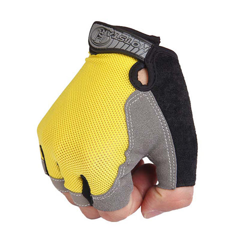 Gym Gloves Men Women Fitness Climbing Bicycle Ridding Mittens Half Finger Male Anti-slip Breathable Fingerless Gym Gloves