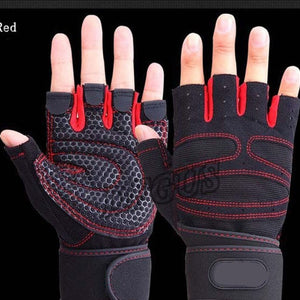 Half Finger Gym Gloves Heavyweight Sports Exercise Weight Lifting Gloves Body Building Training Sport Fitness Gloves