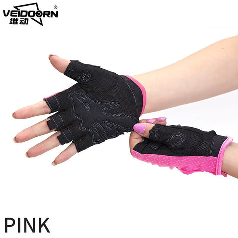 Veidoorn Professional gym gloves exercise gloves women breathable sports gloves sports fitness weight-lifting cycling workout