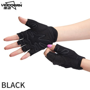 Veidoorn Professional gym gloves exercise gloves women breathable sports gloves sports fitness weight-lifting cycling workout