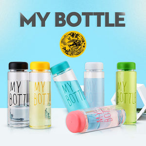 My bottle Plastic 500ml PC Water Bottles for water Transparent or frosted Heat resistant Leakproof color travel custom Bottle