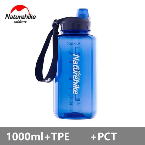 Naturehike 750ML 1000ML PCT TRITAN Cycling Water Bottles No BPA Outdoor Drinking Bottle Quickly Open Sports Fitness -20 Degree