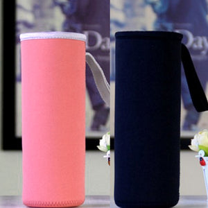 1PC Hot Sleeve Bag Carrier Water Bottle Cover Insulation Bottal Sets Neoprene Pouch Solid Color