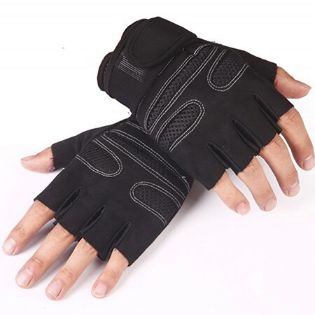 M-XL Gym Gloves Heavyweight Sports Exercise Weight Lifting Gloves Body Building Training Sport Fitness Gloves