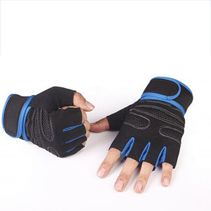 M-XL Gym Gloves Heavyweight Sports Exercise Weight Lifting Gloves Body Building Training Sport Fitness Gloves