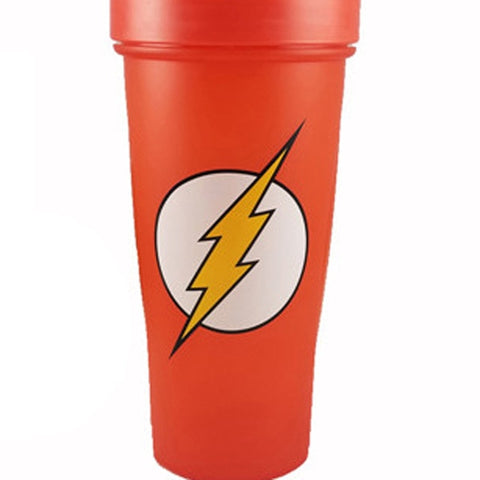 Super Heroes Shaker Bottle Sports Whey Protein Powder Mixing Bottle With Stirring Ball itness Water Bottle BPA Free