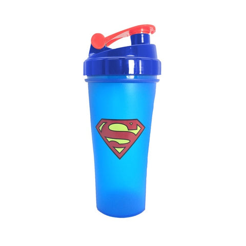 600ML Super Heroes Shaker Bottle With Whisk Ball Sports Gym Whey Protein Powder Mixing Bottle Fitness Water Bottle BPA Free