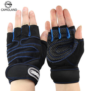 2019 Men Women Gym Gloves Exercise Half-finger Sports Training Fitness Gloves Workout Breathable Wristband Fingerless Mittens