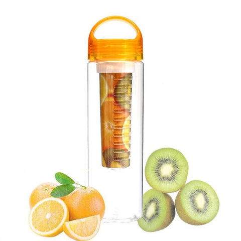 700ML 800ML Fruit Infuser Water Bottle Shaker Infuser Sport Hiking Cycling Gym Yoga Fitness Portable Climbing Camp Bottles