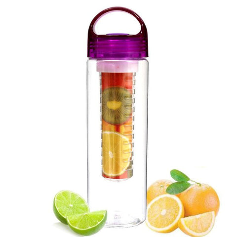 700ML 800ML Fruit Infuser Water Bottle Shaker Infuser Sport Hiking Cycling Gym Yoga Fitness Portable Climbing Camp Bottles