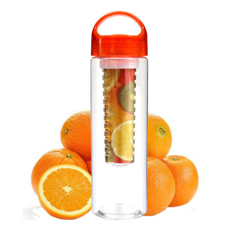 700ML 800ML Fruit Infuser Water Bottle Shaker Infuser Sport Hiking Cycling Gym Yoga Fitness Portable Climbing Camp Bottles